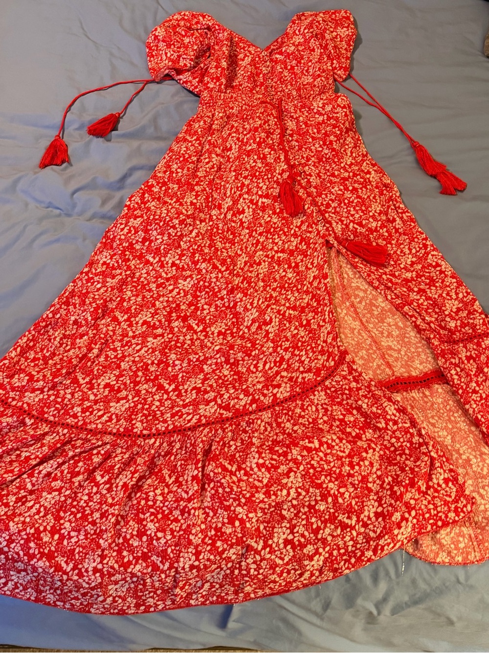 Goa Paris Collection Red Dress with tassels